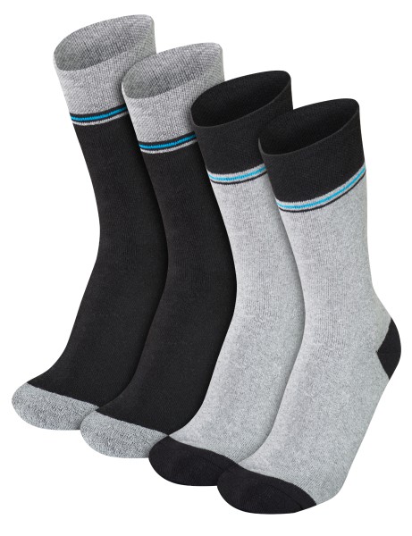 4 Paar oder 8 Paar Herren Thermosocken Ski Winter Vollfrottee in Baumwolle mit Elasthan