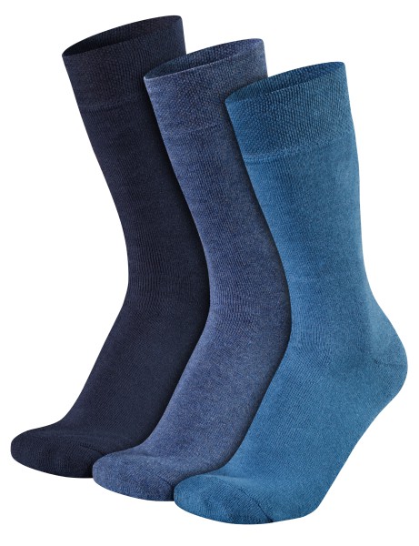 3 Paar Herren Thermosocken Ski Winter Vollfrottee in Baumwolle mit Elasthan