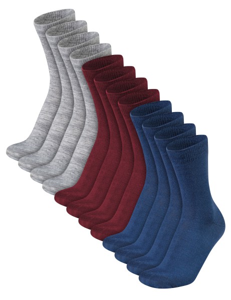 12 Paar Herren Wollsocken Ski Winter