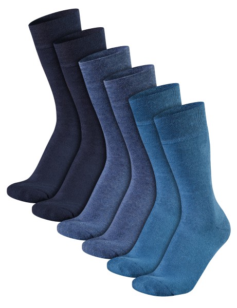 6 Paar Herren Thermosocken Ski Winter Vollfrottee in Baumwolle mit Elasthan