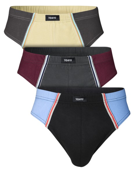 3er Pack Herren Retro Sport Classic Slips Unterhose Unterwäsche Baumwolle Elasthan