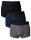 3er/6er Pack Herren Retro Shorts Boxershorts Unterhose Unterwäsche Mikrofaser Elasthan 3er Pack L